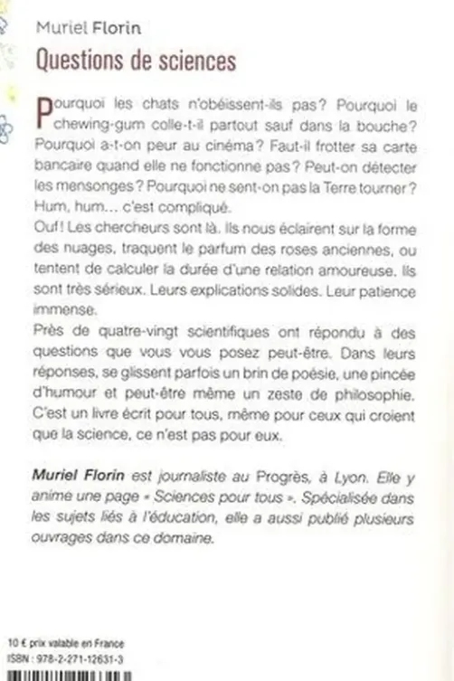 Questions de science, Muriel Florin