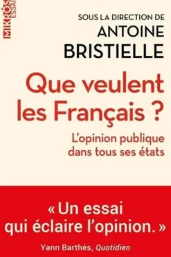 Que veulent les Français ? L'opinion publique dans tous ses états, Antoine Bristielle
