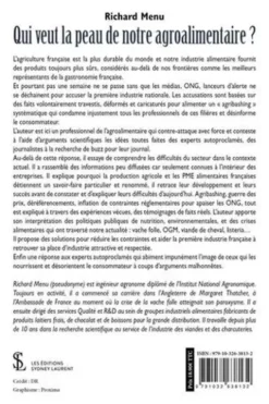 Qui veut la peau de notre agro-alimentaire, Richard Menu