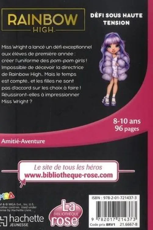 Rainbow High Tome 4 : Défi sous haute tension, Vanessa Rubio-Barreau
