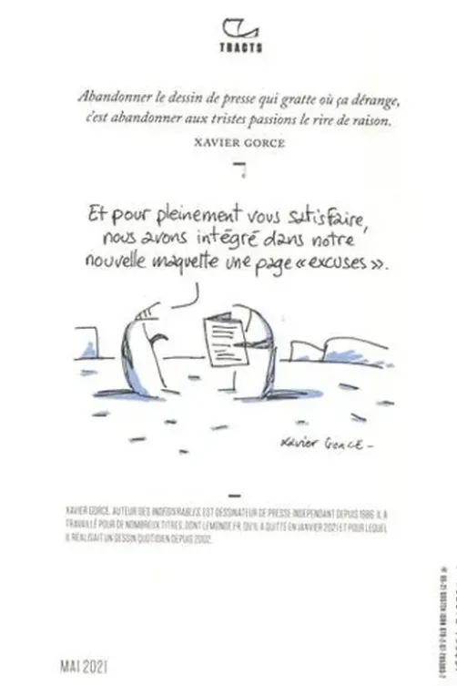 Raison et dérision, Xavier Gorce