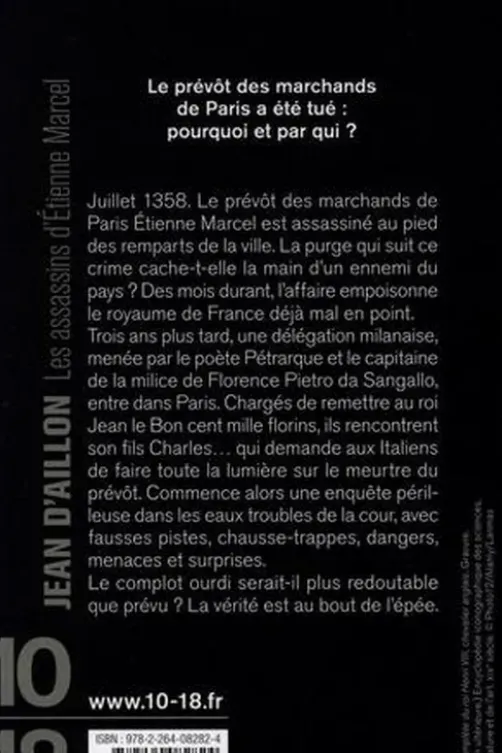 Récits du temps de Charles V : Les assassins d'Etienne Marcel, Jean d' Aillon