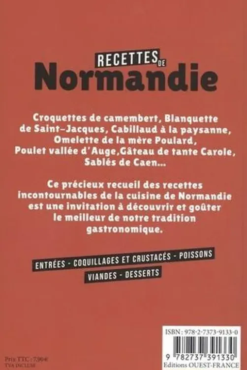 Recettes de Normandie, Brigitte Leroux