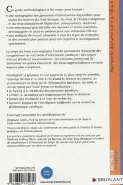 Recherche documentaire juridique. Méthodologie, 6e édition, Stéphane Cottin