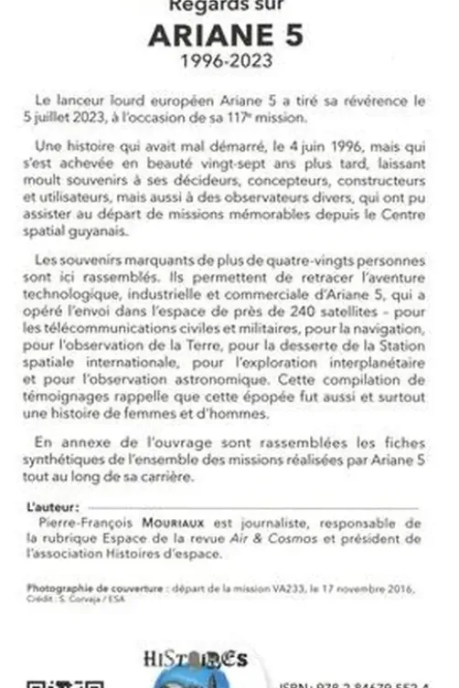 Regards sur Ariane 5. 1996-2023, Pierre-François Mouriaux