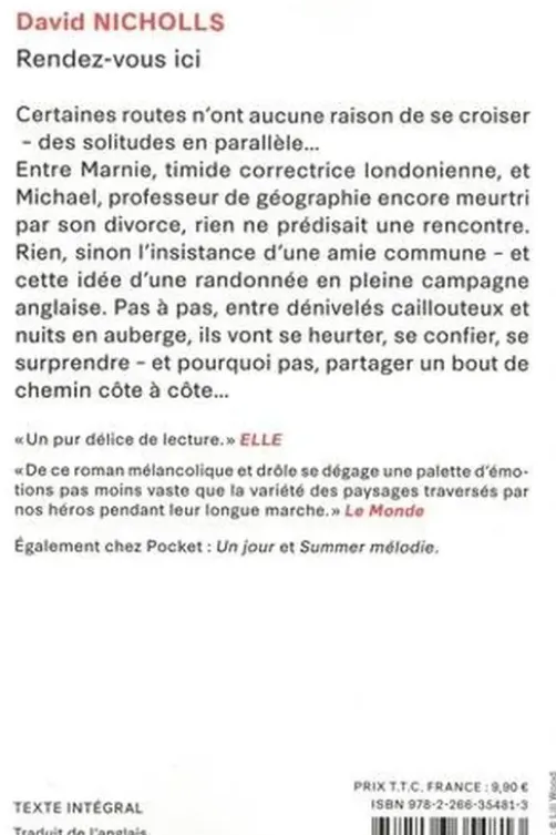 Rendez-vous ici, David Nicholls