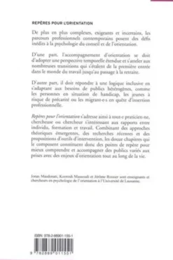 Repères pour l'orientation, Jonas Masdonati