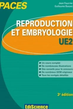 Reproduction et embryologie UE2 PACES 1re année. 3e édition, Jean Foucrier
