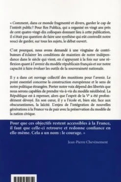 Res Publica. Vingt ans de réflexion pour l'avenir, Jean-Pierre Chevènement