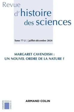Revue d'histoire des sciences N° 2/2024, Armand Colin