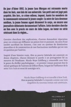 Rien ne pourra t'atteindre, Nicolas Maye Goldberg