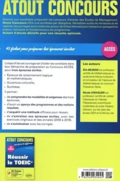 Réussir le concours Accès, Eric Bilinski
