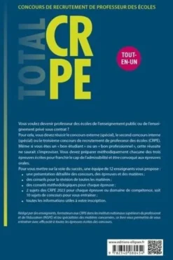 Réussir les épreuves écrites du CRPE. Tout-en-un, Philippe-Jean Quillien