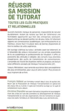 Réussir sa mission de tutorat. Toutes les clés pratiques et relationnelles, François Gabaut