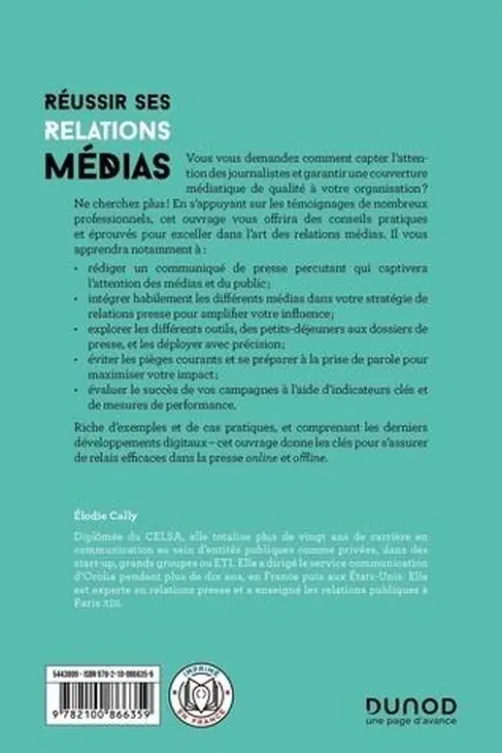 Réussir ses relations média, Elodie Cally