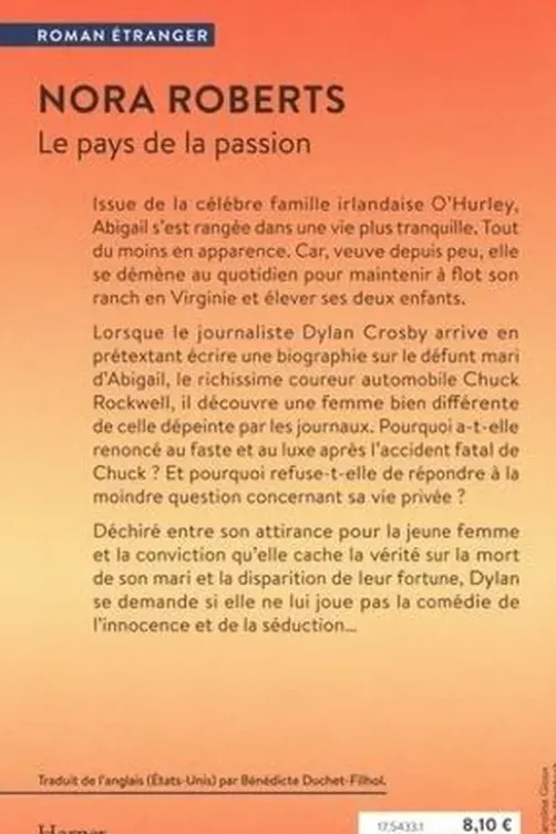 Saga O'Hurley Tome 1 : Le pays de la passion, Nora Roberts