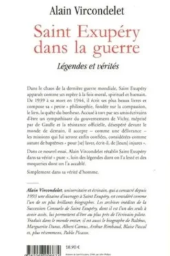 Saint Exupéry dans la guerre, Alain Vircondelet