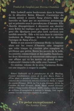 Sang d'encre, Robert Galbraith