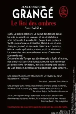 Sans soleil Tome 2 : Le Roi des ombres, Jean-Christophe Grangé