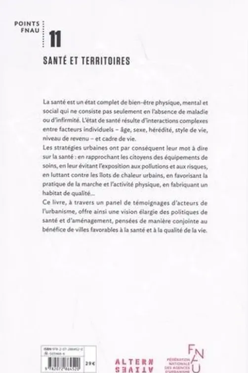 Santé et territoires, FNAU