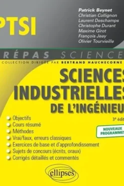 Sciences industrielles de l'ingénieur PTSI. 3e édition, Patrick Beynet