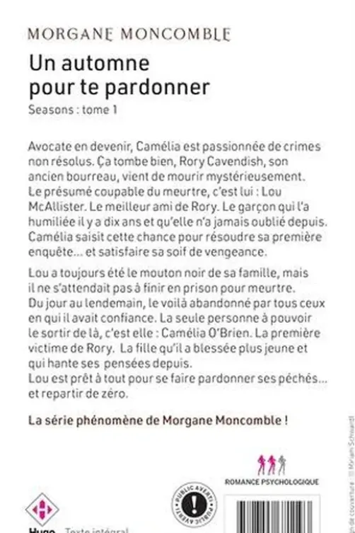 Seasons Tome 1 : Un automne pour te pardonner, Morgane Moncomble