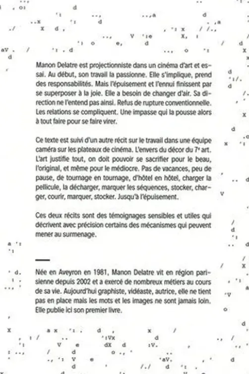 Se faire virer. Suivi de Camera obscura, Manon Delatre