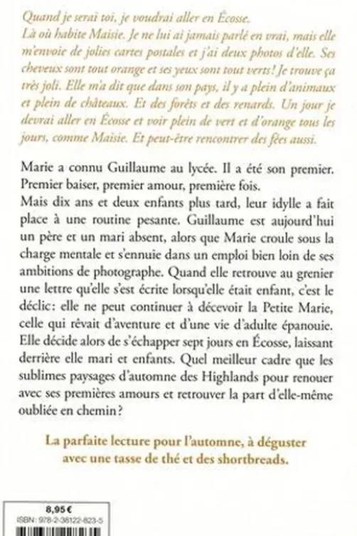 Sept Jours en Ecosse, Melissa Bellevigne