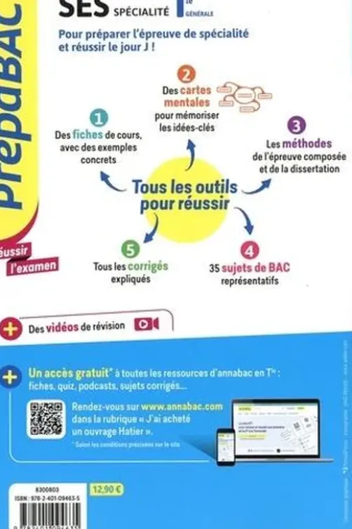 SES Tle générale (spécialité). Edition 2024, Séverine Bachelerie-Marteau