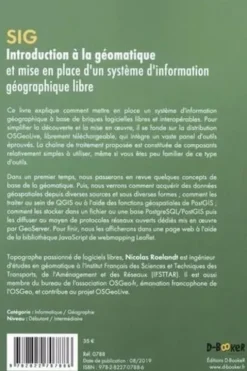 SIG - Introduction à la géomatique et mise en place d'un système d'information géographique libre, Nicolas Roelandt