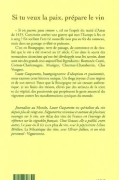 Si tu veux la paix, prépare le vin, Laure Gasparotto