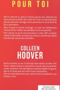 Slammed Tome 2 : Pour toi, Colleen Hoover
