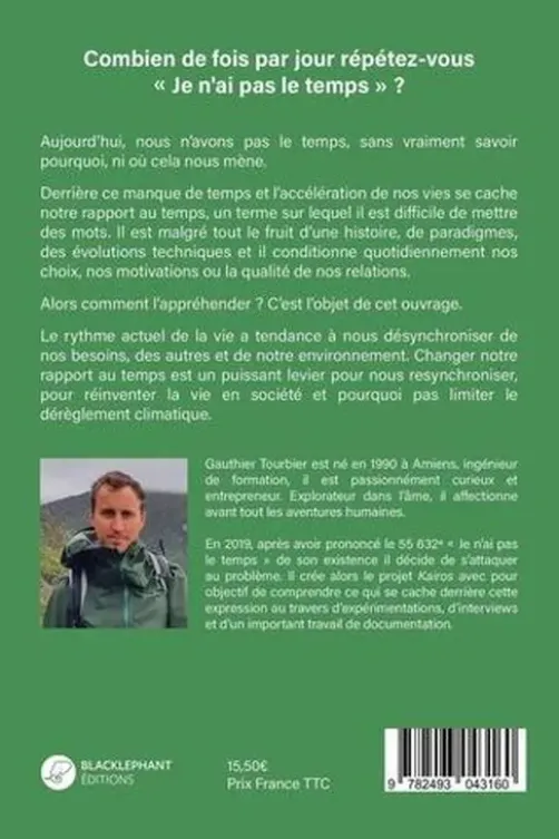 Sommes-nous condamnés à vivre sans avoir le temps ?, Gauthier Tourbier