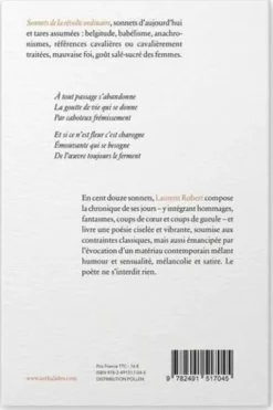 Sonnets de la révolte ordinaire, Laurent Robert