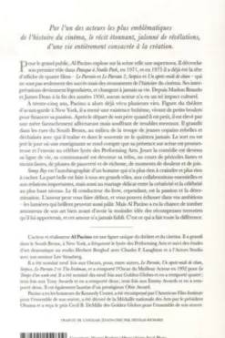 Sonny Boy. Mémoires, Al Pacino