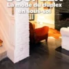 Souplex : la mode du duplex en sous-sol. Aménagements et conseil d'architectes, Corinne Targat