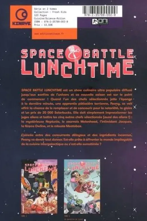 Space Battle Lunchtime Tome 1 : Lumières, caméra, miamction !, Natalie Riess