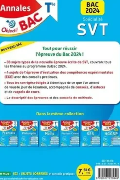 Spécialité SVT Tle. Sujets & corrigés, Edition 2024, Nathalie Fabien