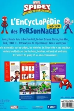 Spidey et ses amis extraordinaires : L'Encyclopédie Junior des personnages. Ton guide ultime, Emmanuelle Caussé