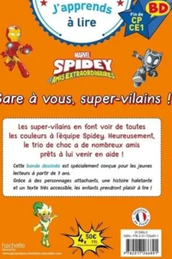 Spidey et ses amis extraordinaires Tome 10 : Gare à vous, super-vilains ! Fin de CP-CE1, Isabelle Albertin