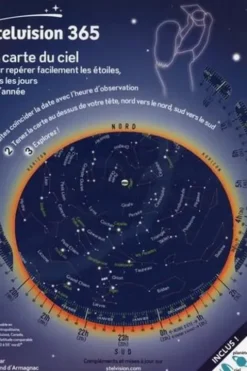 Stelvision 365. Une carte du ciel pour repérer facilement les étoiles, tous les jours de l'année, 11e édition, Bertrand d' Armagnac