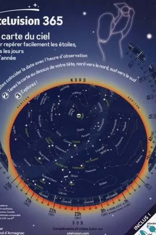 Stelvision 365. Une carte du ciel pour repérer facilement les étoiles, tous les jours de l'année, 11e édition, Bertrand d' Armagnac