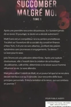 Succomber malgré moi Tome 1, Virginie E. Gérard