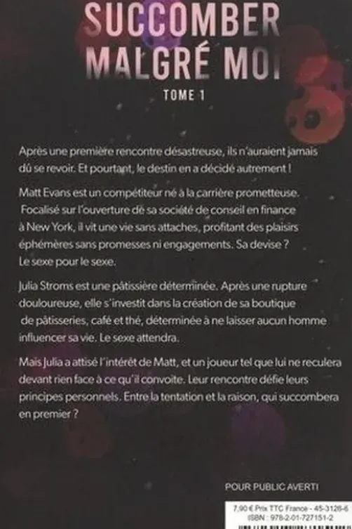 Succomber malgré moi Tome 1, Virginie E. Gérard