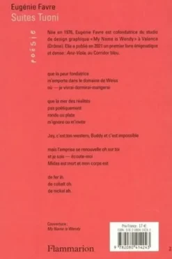 Suites Tuoni, Eugénie Favre