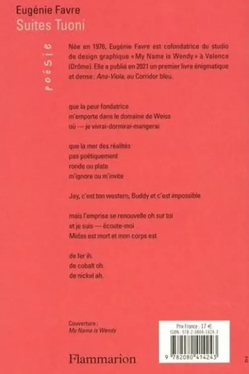 Suites Tuoni, Eugénie Favre