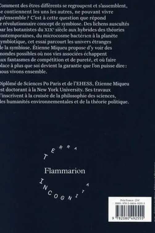 Symbiose. Essai sur nos vies ensemble, Etienne Miqueu
