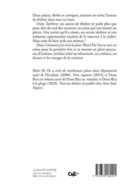 Tachkent suivi de Comment j'ai écrit la pièce, Rémi de Vos