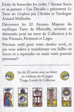 Tarot des confinés. Avec 22 cartes, 1 masque, Edition limitée, Arnaud Malherbe