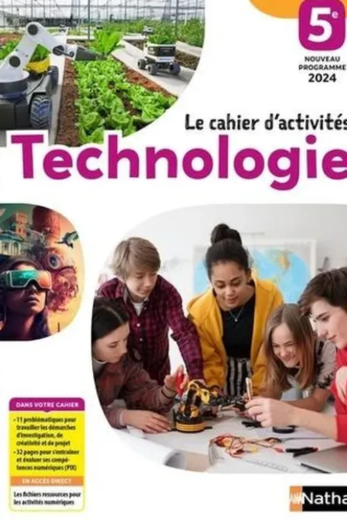 Technologie 5e. Cahier d'activités élève, Edition 2024, Hervé Riou